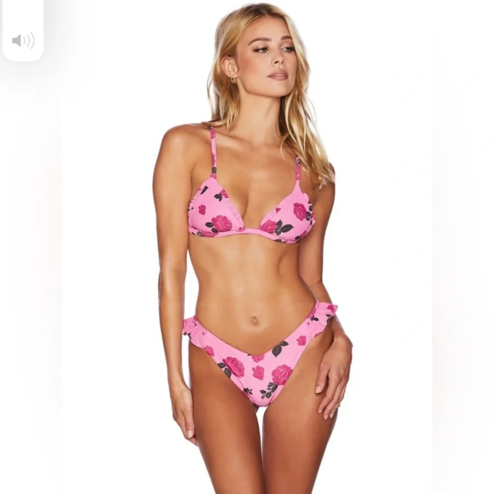- Beach Riot Rosie Paige Rib Ruffle Bikini Set New Without tags XL_6